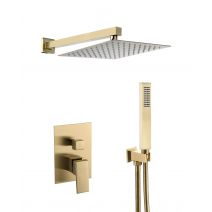 Душева система VBI LORENO BRUSHED GOLD прихованого монтажу