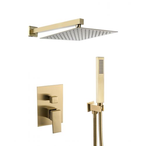 Душева система VBI LORENO BRUSHED GOLD прихованого монтажу