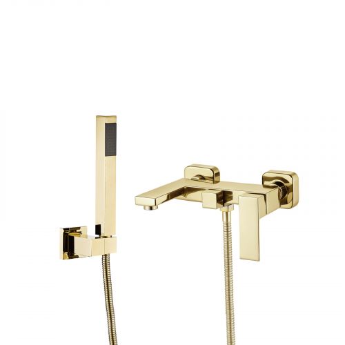 Смеситель для ванны и душа VBI LORENO GOLD настенный