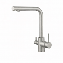 Смеситель для кухни VBI GEMINI NICKEL на две воды