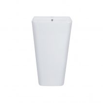 Раковина напольная моноблок Qtap Tern 440х380х830mm White с донным клапаном QT1711G302W