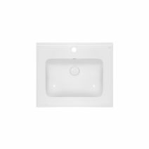 Раковина Qtap Albatross E49 600х490х200 White з донним клапаном QT01119060E49W