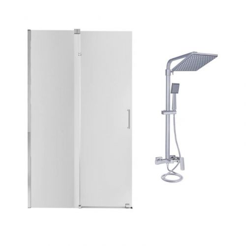 Готове рішення Qtap 13: Стіна Walk-In GLIDE, 120x190 Душ. Система