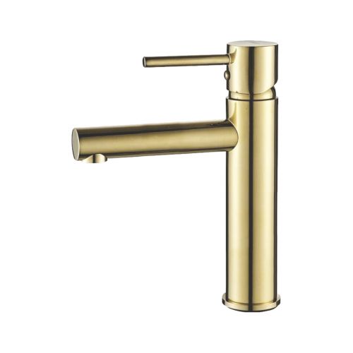 Змішувач для раковини VBI LIRIO GOLD низький