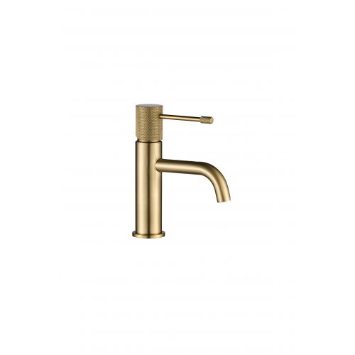 Змішувач для раковини VBI MILANO UNO BRUSHED GOLD низький