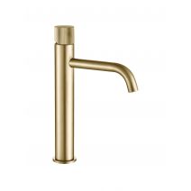 Смеситель для раковины VBI MILANO TRE BRUSHED GOLD высокий