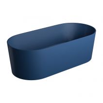 ванна каменная Omnires Ovo 160x75 овальная dark blue (OVOWWMB)