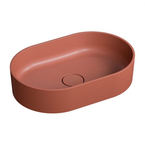 умивальник Omnires Ovo 55x36 terracotta (OVOUNTE)