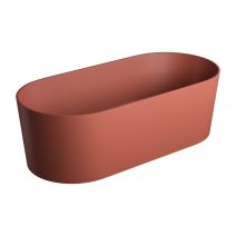 ванна каменная Omnires Ovo 160x75 овальная terracotta (OVOWWTE)