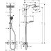 Душова система з термостатом Hansgrohe Crometta E 240 1jet Showerpipe, хром