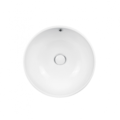 Раковина-чаша Qtap Amazon 430х430х160 White с донным клапаном QT02117043NW