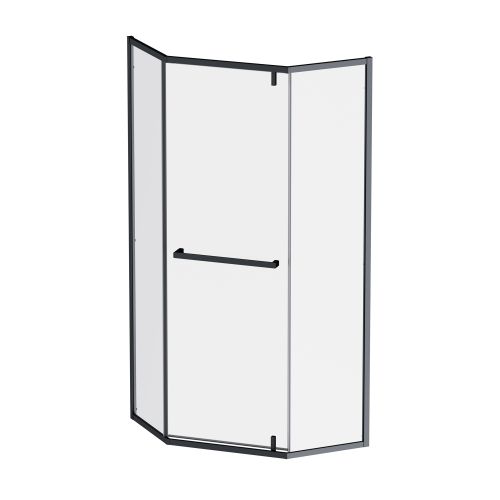 Душова кабіна AM.PM Gem 5-corner Pivot 90x90 см без піддону W90UG-405-9090-BT